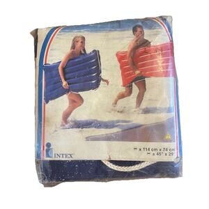 Vtg Intex The Wet Set “Surf Rider” Canvas Boogie Board 45 x 29 59194